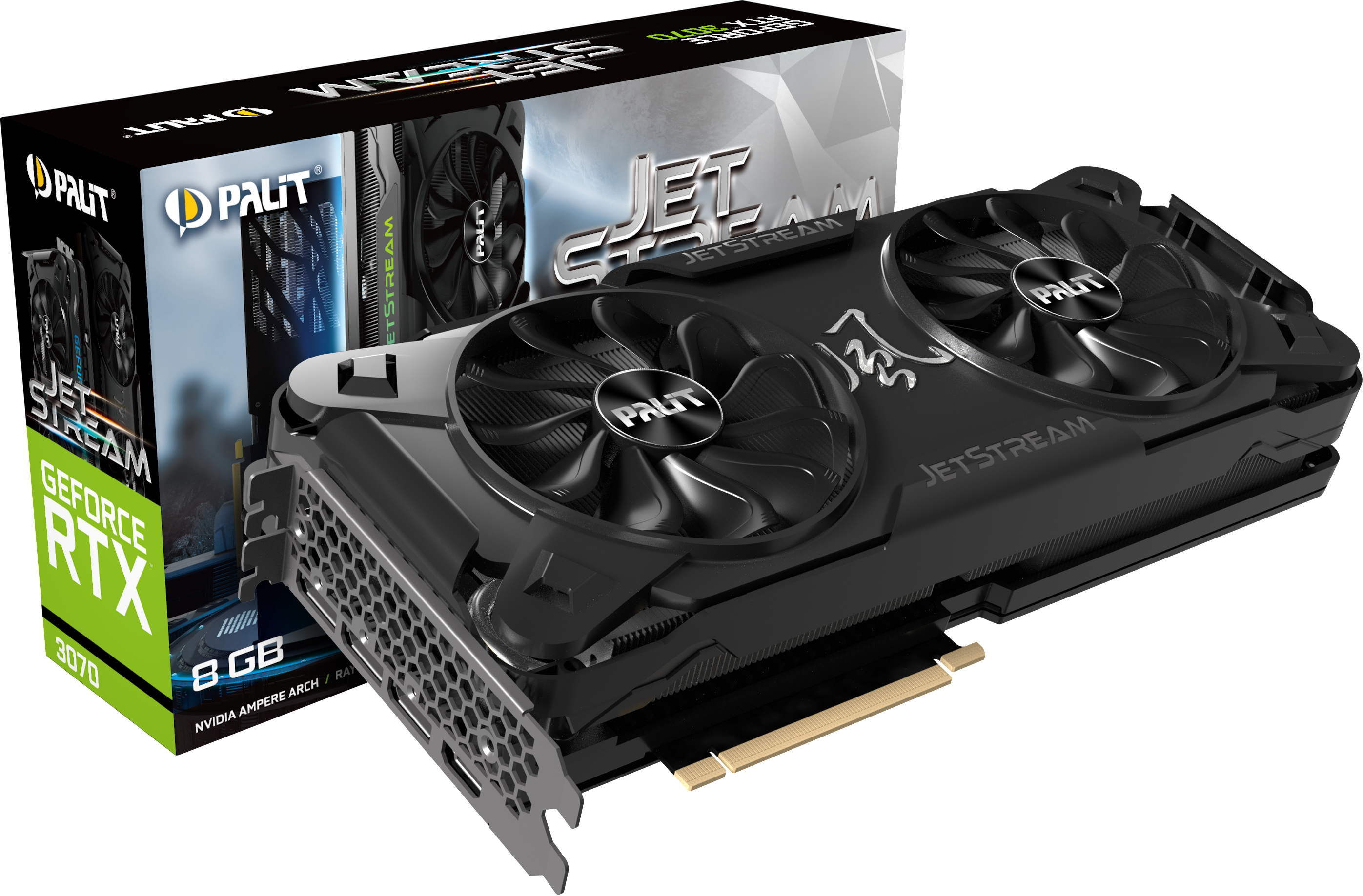 PALIT GeForce RTX™ 3070 JetStream 8 GB (NE63070019P2-1040J) (NVIDIA, Grafikkarte)