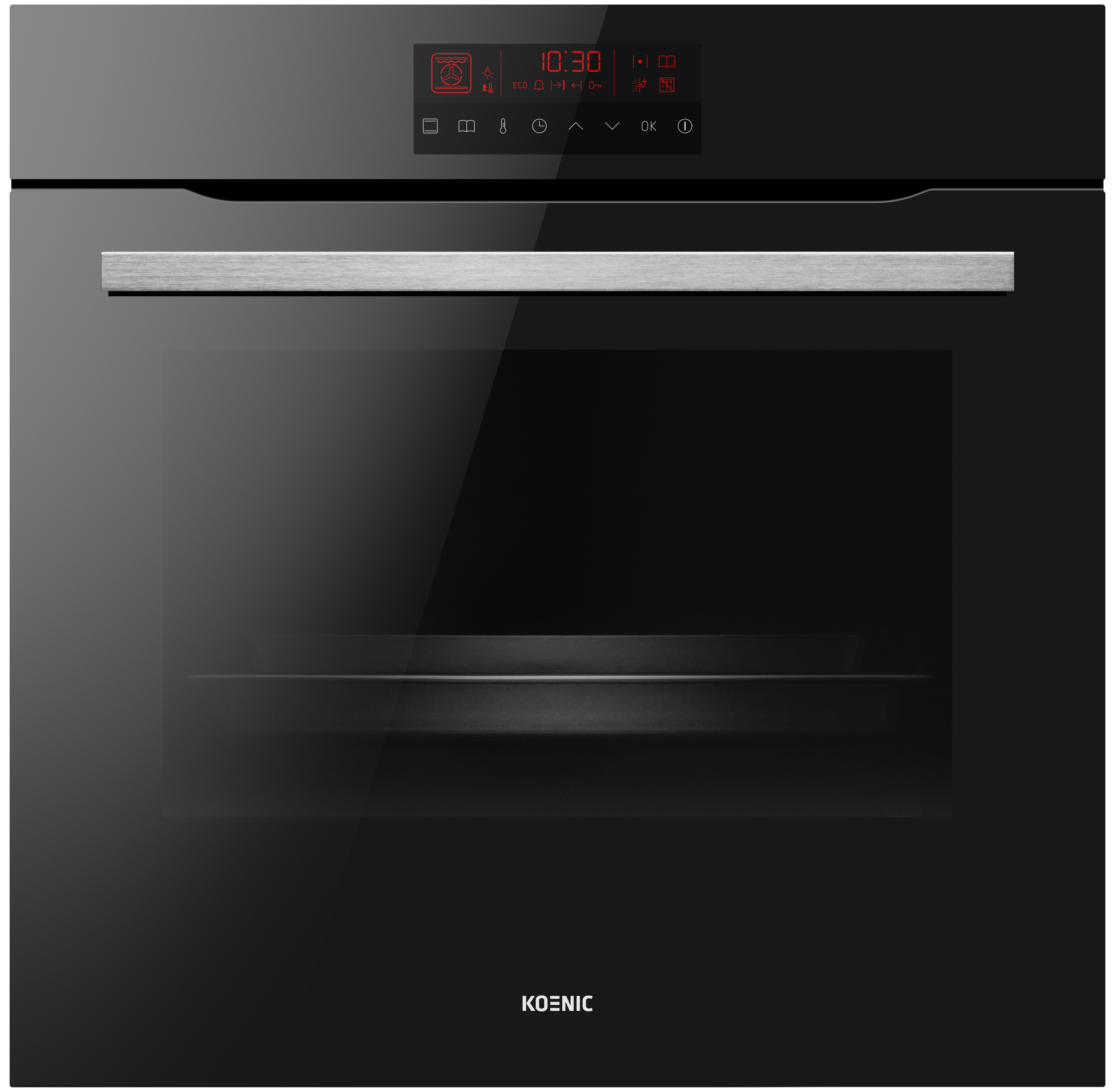 KOENIC KBO 43211 B, Einbaubackofen (Einbaugerät, 77 L, 590 Mm Breit ...