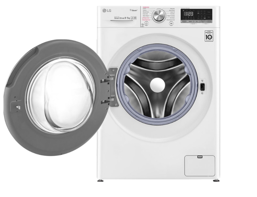LG F4R5VGW0W E Enerji Sınıfı 9/5 KG 1400 Devir Buharlı Yıkama Kurutmalı Çamaşır Makinesi Beyaz