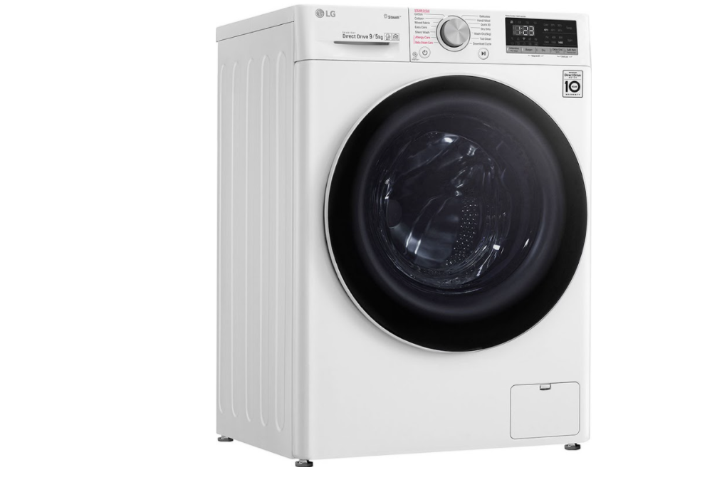 LG F4R5VGW0W E Enerji Sınıfı 9/5 KG 1400 Devir Buharlı Yıkama Kurutmalı Çamaşır Makinesi Beyaz