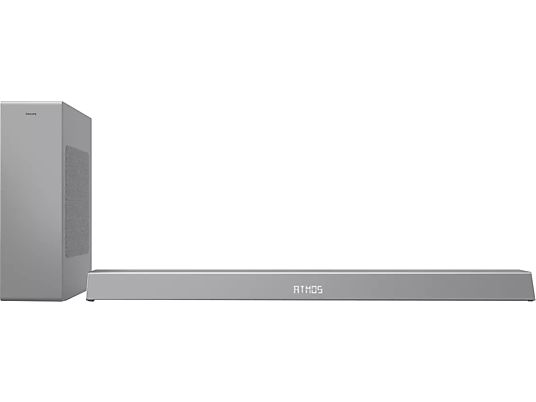 PHILIPS TAB8505/10 - Soundbar + Subwoofer (2.1, Silber)