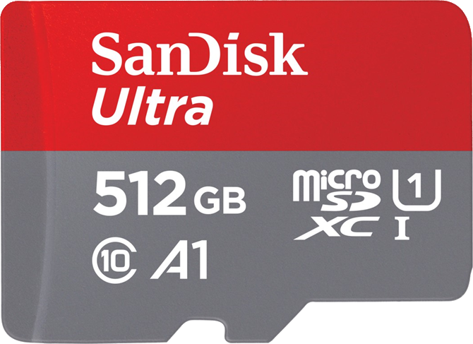 SANDISK Carte mémoire microSDXC Ultra 512 GB Class 10 UHS-1 (186509)
