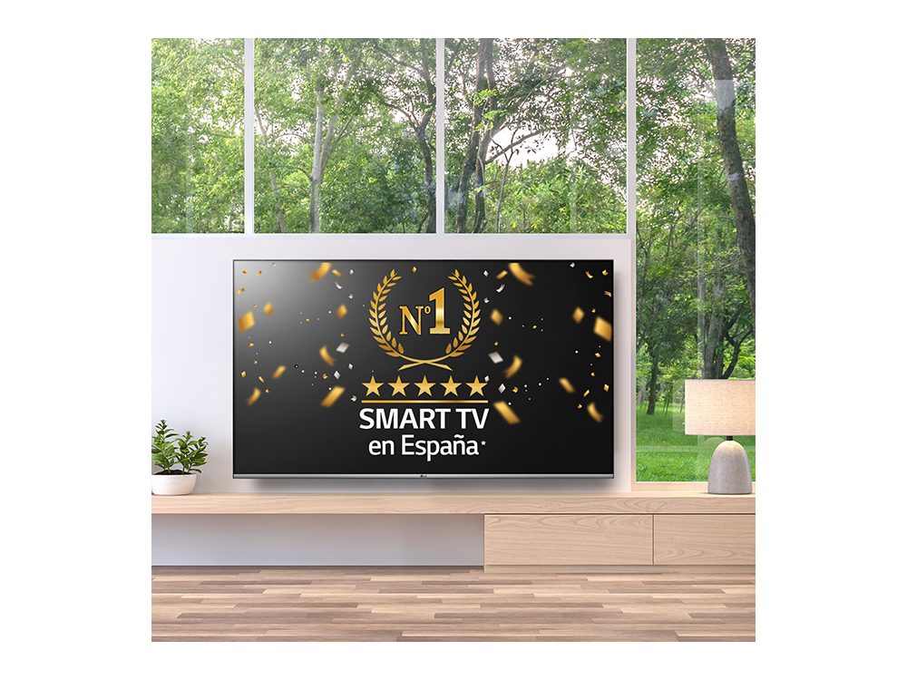 TV LED 65" - LG 65NANO916, UHD 4K, 3840 x 2160 píxeles, HDR 10 Pro, Procesador α7 IA, Dolby Vision IQ