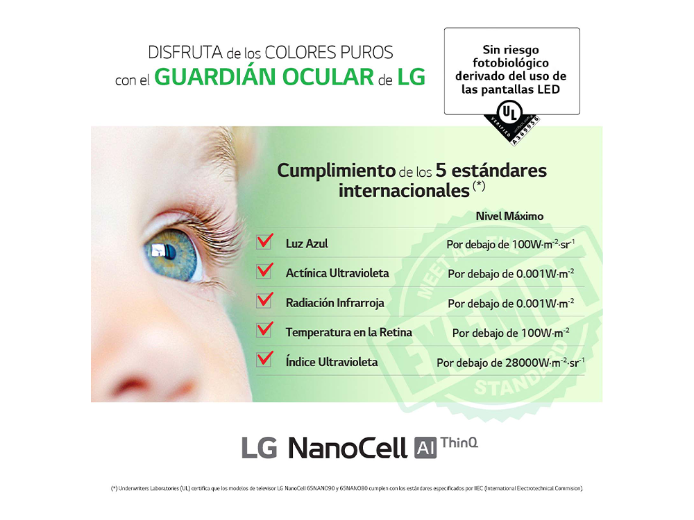 TV LED 65" - LG 65NANO906NA, UHD 4K, 3840x2160 píxeles, alfa7 Gen3, HDMI,USB 2.0, Negro