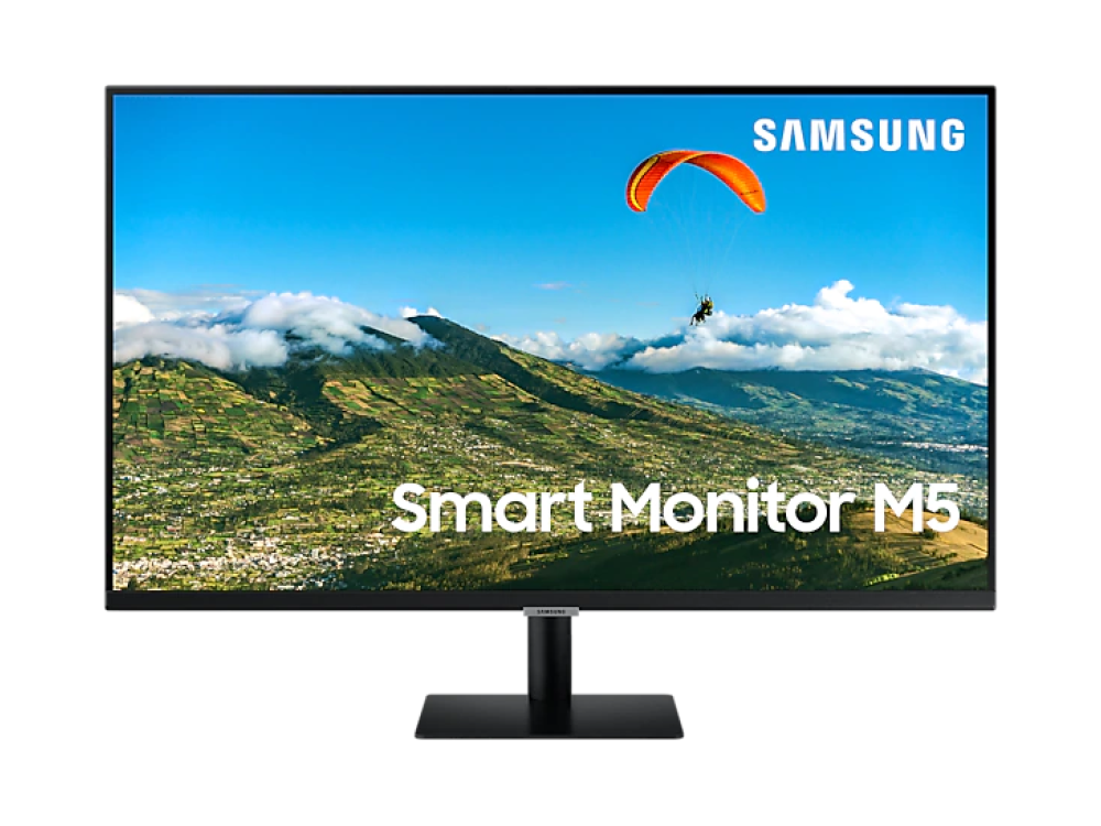 Monitor - Samsung Smart Monitor M5, 32" FHD, VA, 8 ms, 60 Hz, Smart TV, 250 cd/m², Wi-Fi, Bluetooth, Negro