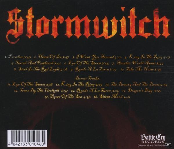 CD-Hülle Rückseite, mit dunklem Hintergrund, Text und Logo unten rechts.
