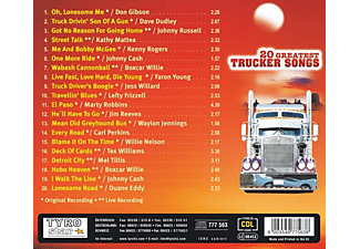 VARIOUS - 20 Greatest Trucker Songs [CD]
