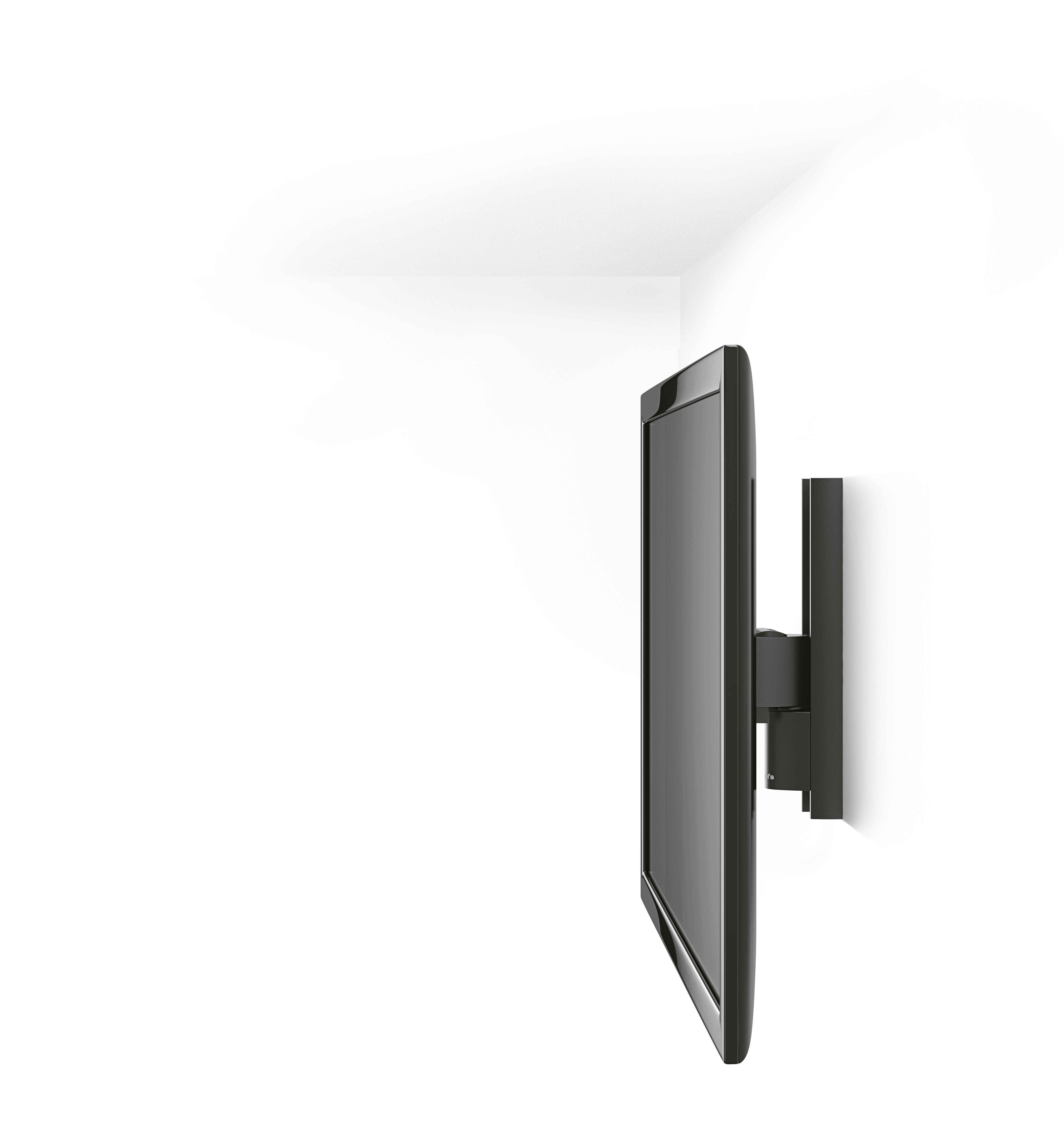 VOGEL´S Vogel's Wall 1120 TV-Wandhalterung für 48-94 cm (19-37 Zoll) Fernseher, drehbar und neigbar, Wandhalterung, max. 32 Zoll, Schwenkbar, Neigbar, Schwarz