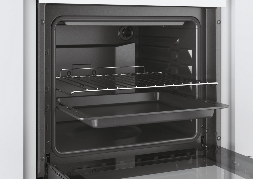 Horno - Candy FCS100W/E, 70l, Multifunción, Limpieza Aquactiva, 60cm, Puerta doble cristal desmontable, Blanco