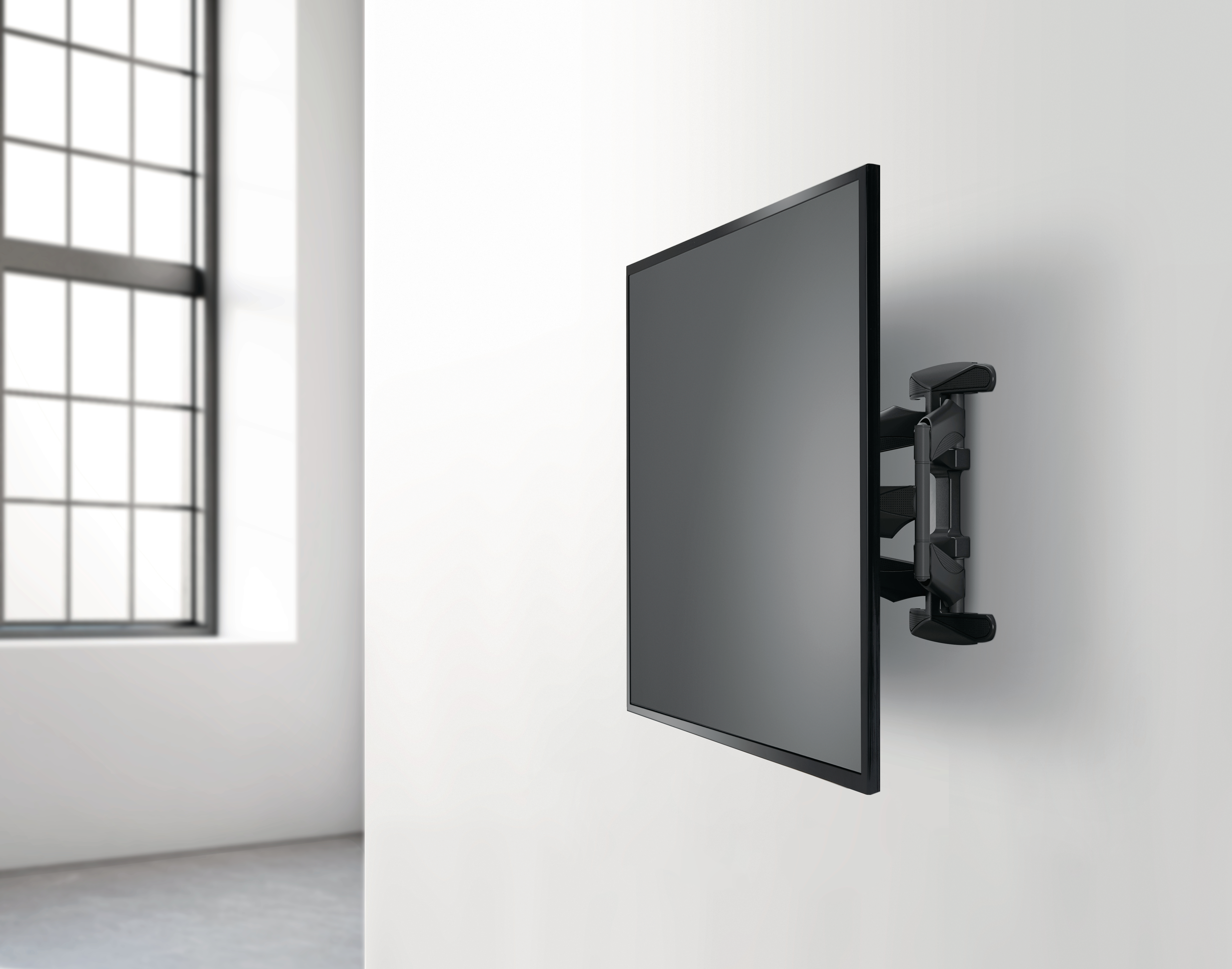 VOGEL´S Vogel's BASE 45 L TV-Wandhalterung für 102-165 cm (40-65 Zoll) Fernseher, drehbar und neigbar, Wandhalterung, max. 65 Zoll, Schwenkbar, Ausziehbar, Neigbar, Schwarz