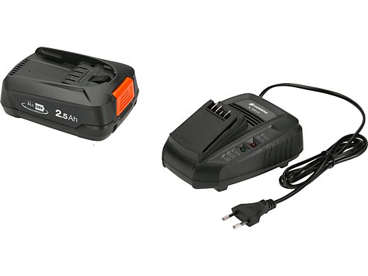 GARDENA 14906-20 - Batterie et chargeur (Noir)