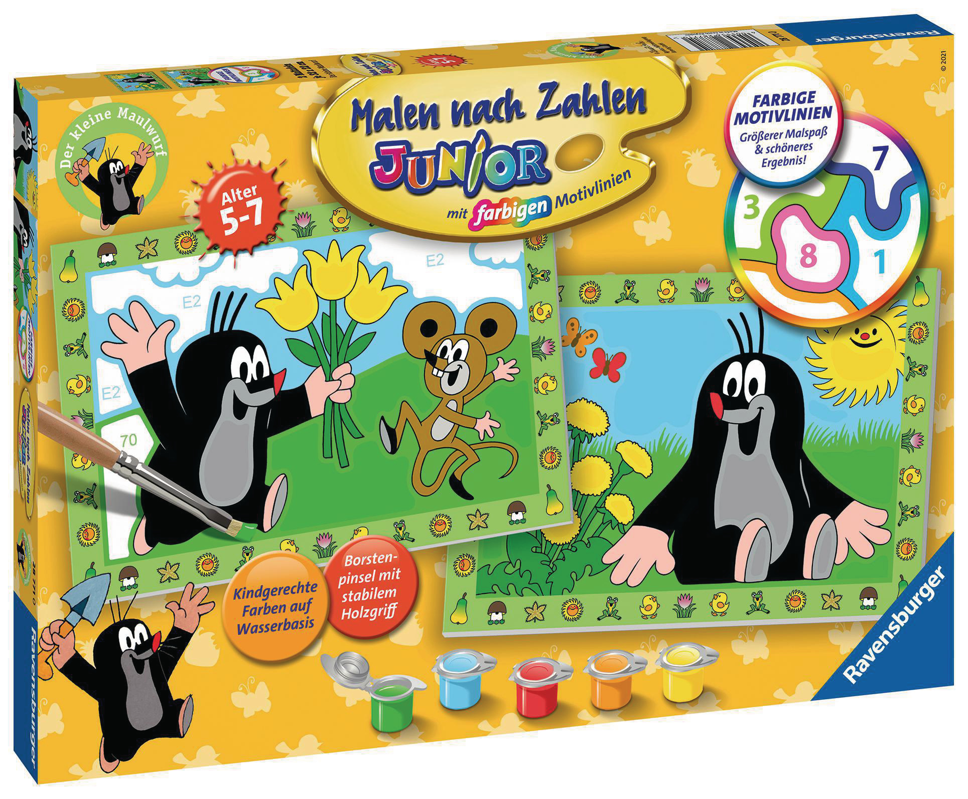 RAVENSBURGER Der kleine Maulwurf Malset