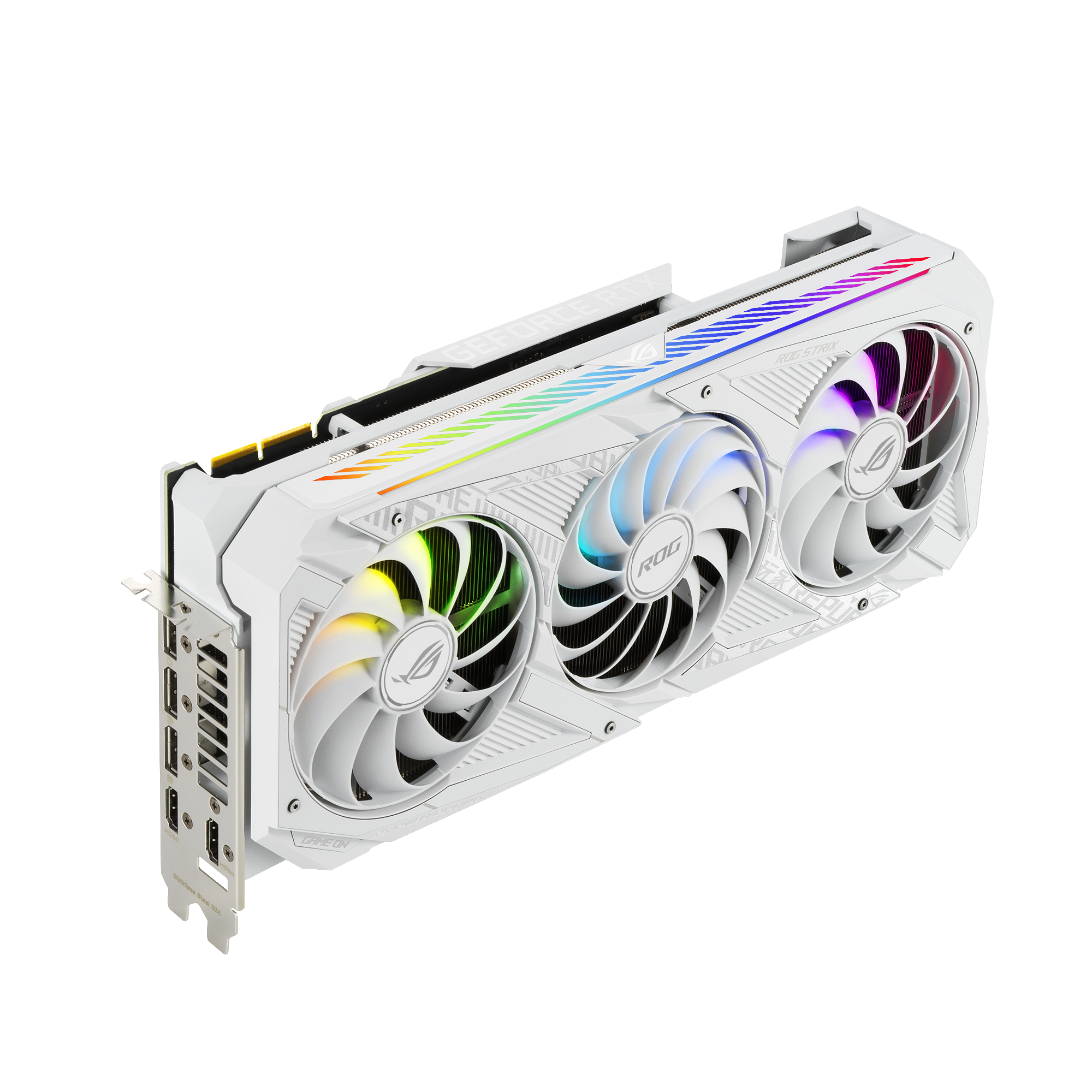 ASUS GeForce RTX™ 3090 ROG Strix Gaming OC White 24GB (90YV0F96-M0NM00) (NVIDIA, Grafikkarte)