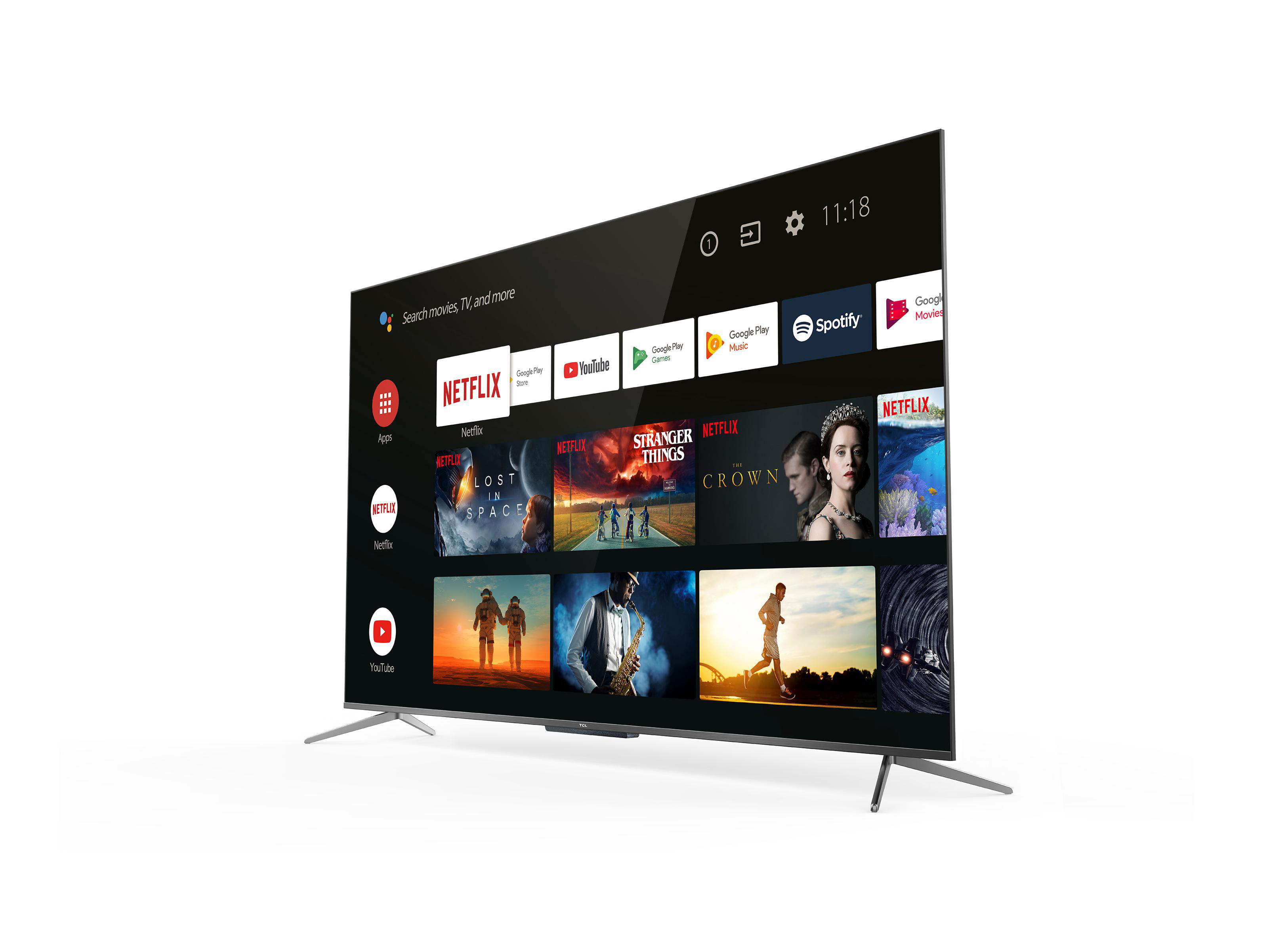 TCL 50AC710 QLED TV (Flat, 50 Zoll / 127 cm, QLED 4K, SMART TV, Android TV)