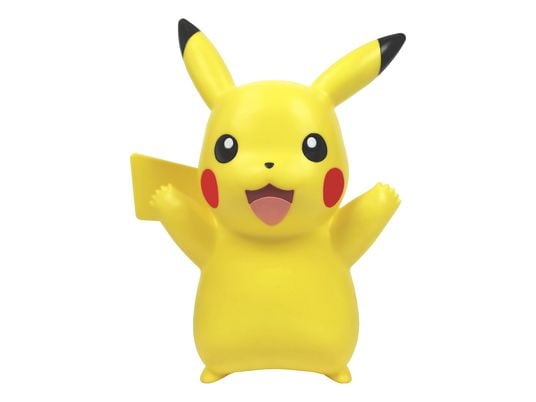 TEKNOFUN Pokémon: Pikachu Happy (25 cm) - LED-Leuchte (Gelb/Rot/Schwarz)