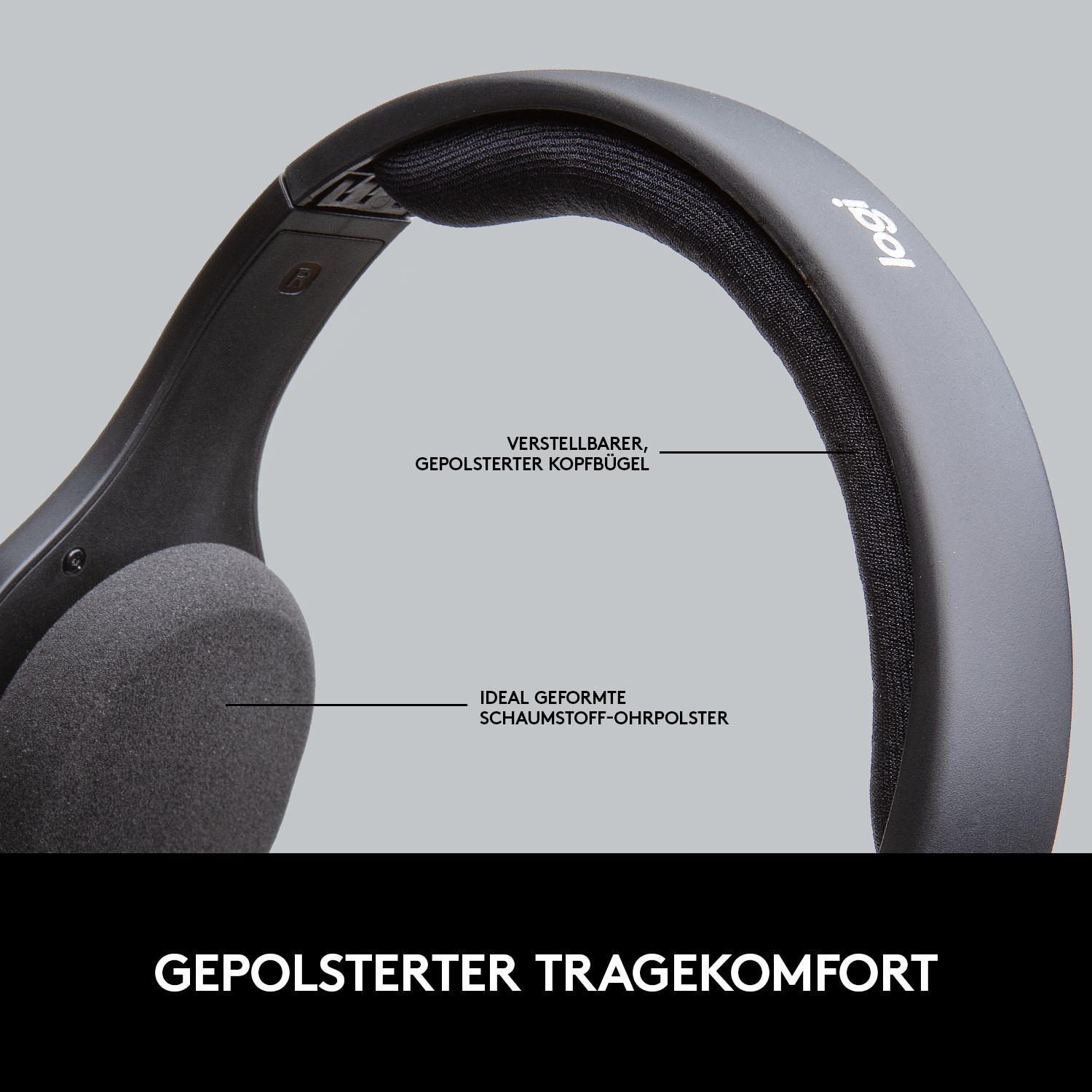 LOGITECH H800 PC/Mac/Tablet/Mobilgeräte, Multi-Device, On-ear Headset Bluetooth Schwarz
