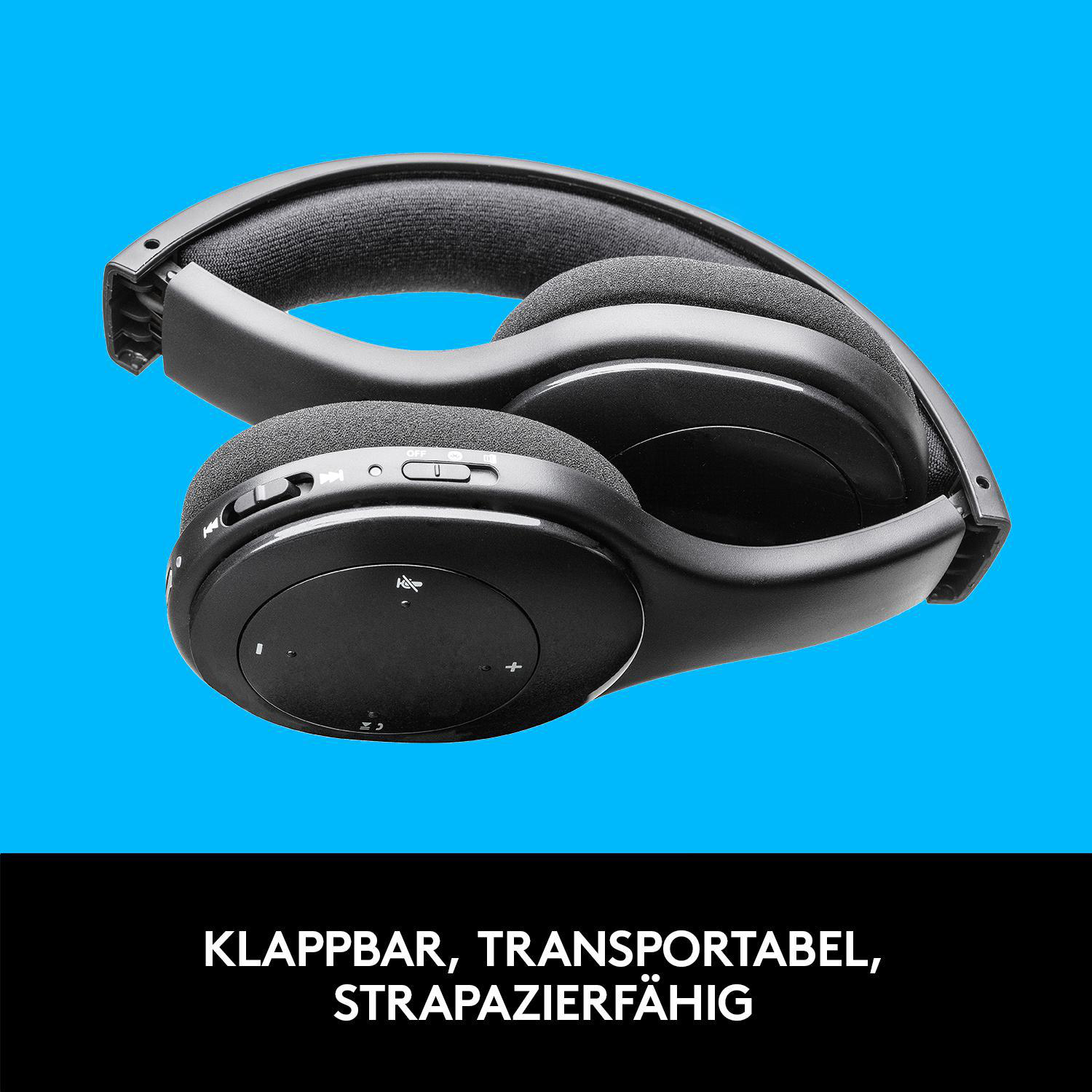 LOGITECH H800 PC/Mac/Tablet/Mobilgeräte, Multi-Device, On-ear Headset Bluetooth Schwarz