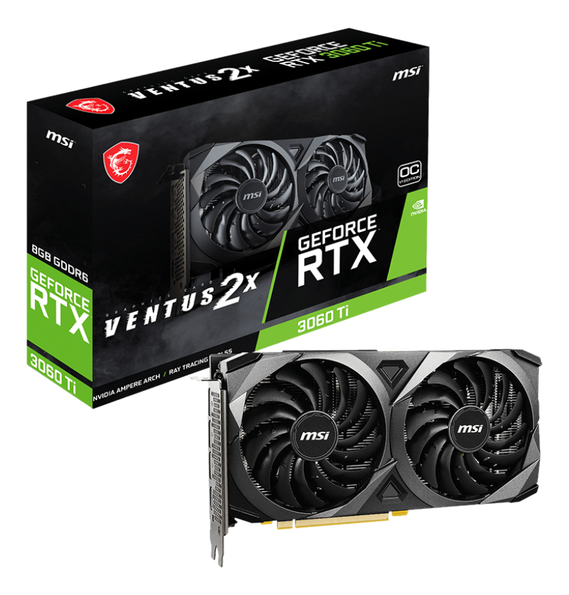 MSI GeForce RTX 3060 Ti VENTUS 2X OCV1 - Grafikkarte