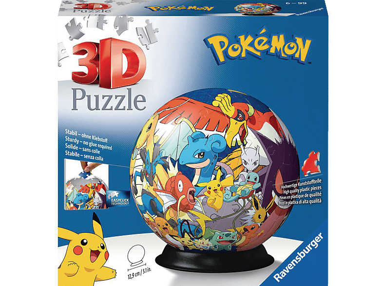 3D Mehrfarbig RAVENSBURGER Pokémon Puzzle