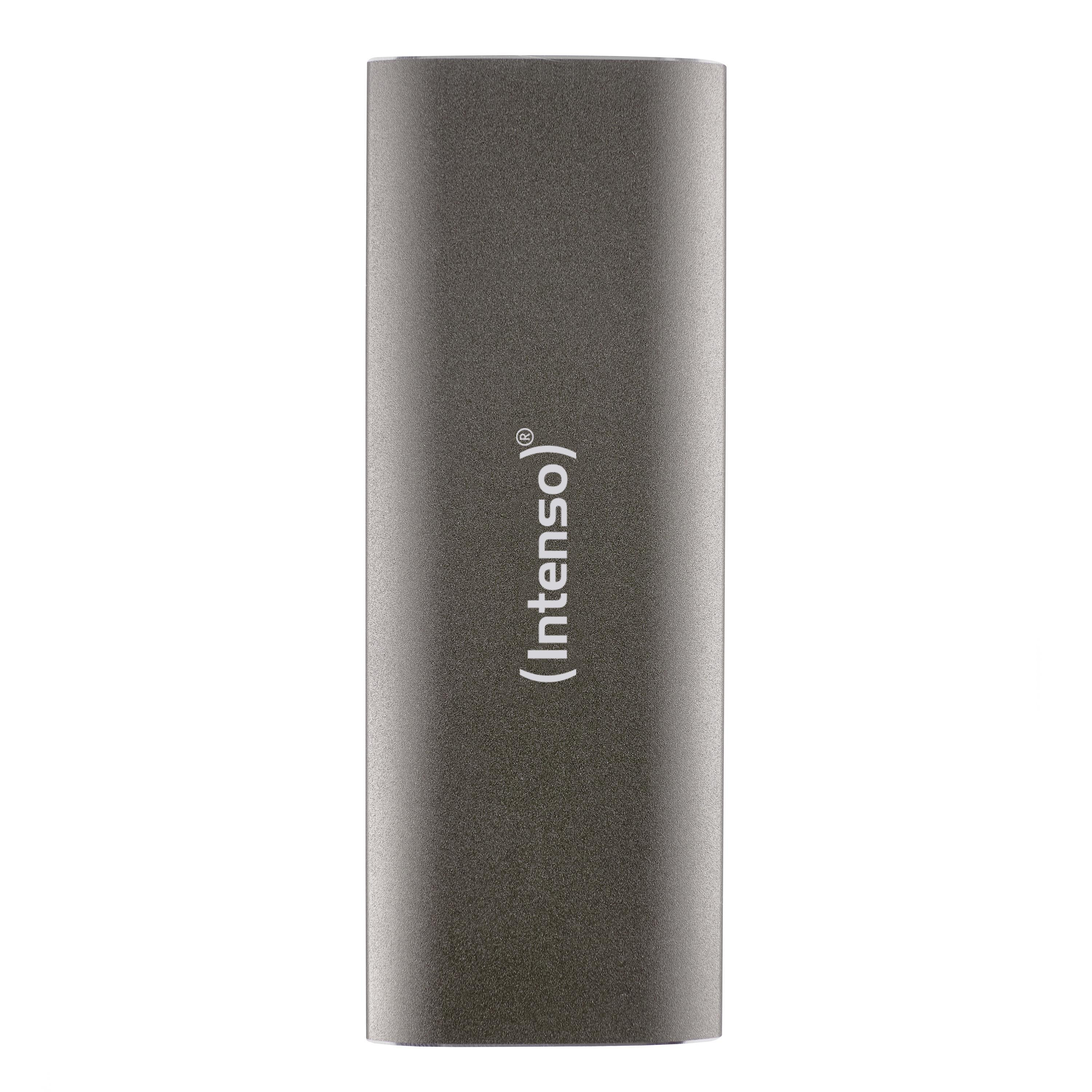 INTENSO Professional Festplatte, 250 GB SSD, extern, Braun-Metallic
