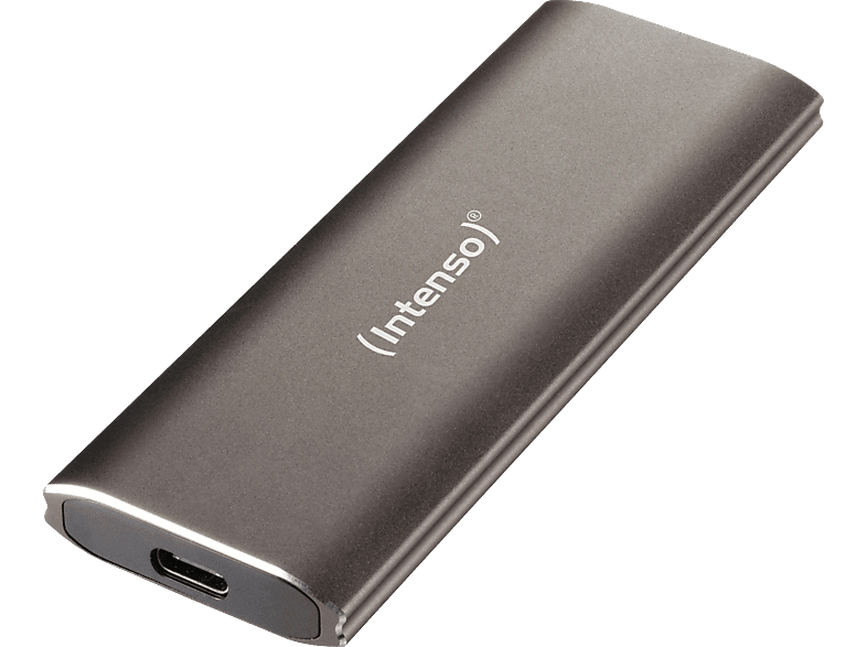 INTENSO Professional Festplatte, 1 TB SSD, extern, Braun-Metallic