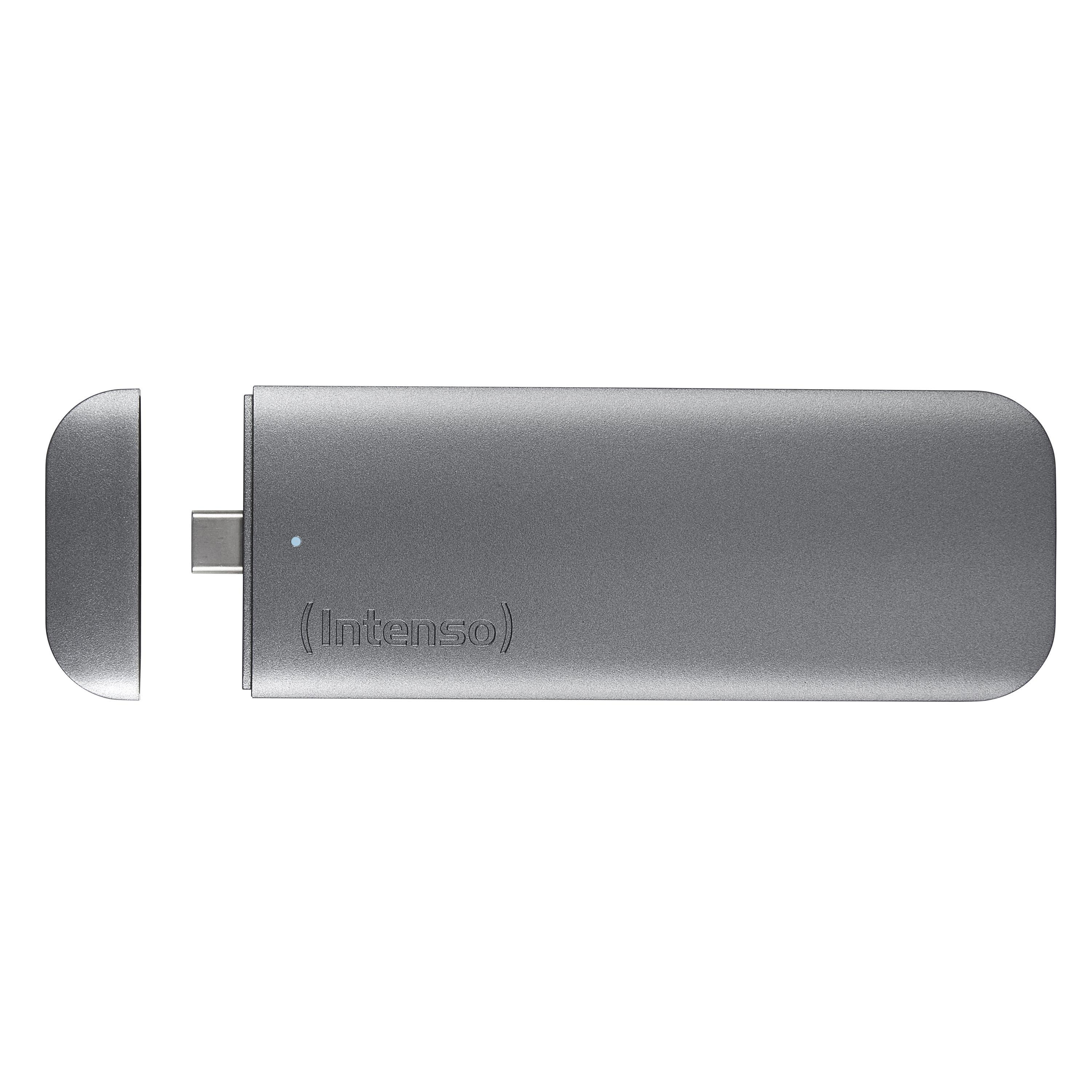 INTENSO Business Festplatte, 250 GB SSD, extern, Anthrazit