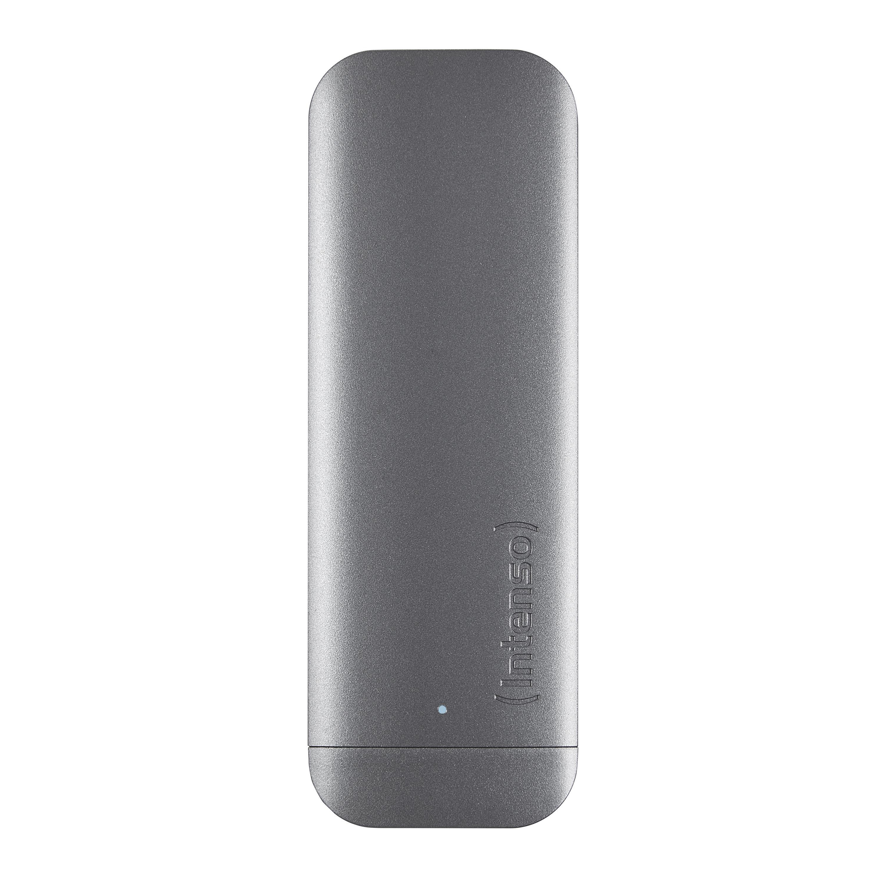 INTENSO Business Festplatte, 500 GB SSD, extern, Anthrazit