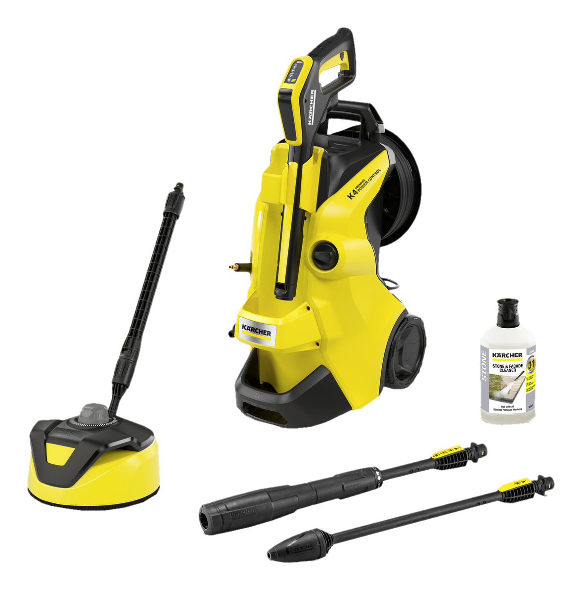 KÄRCHER K 4 Premium Power Control Home - Nettoyeur haute pression (Noir/Jaune, 130 bar)