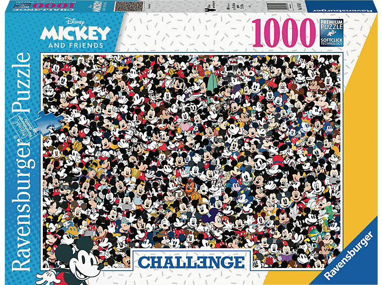 Mehrfarbig Challenge Puzzle Mickey RAVENSBURGER