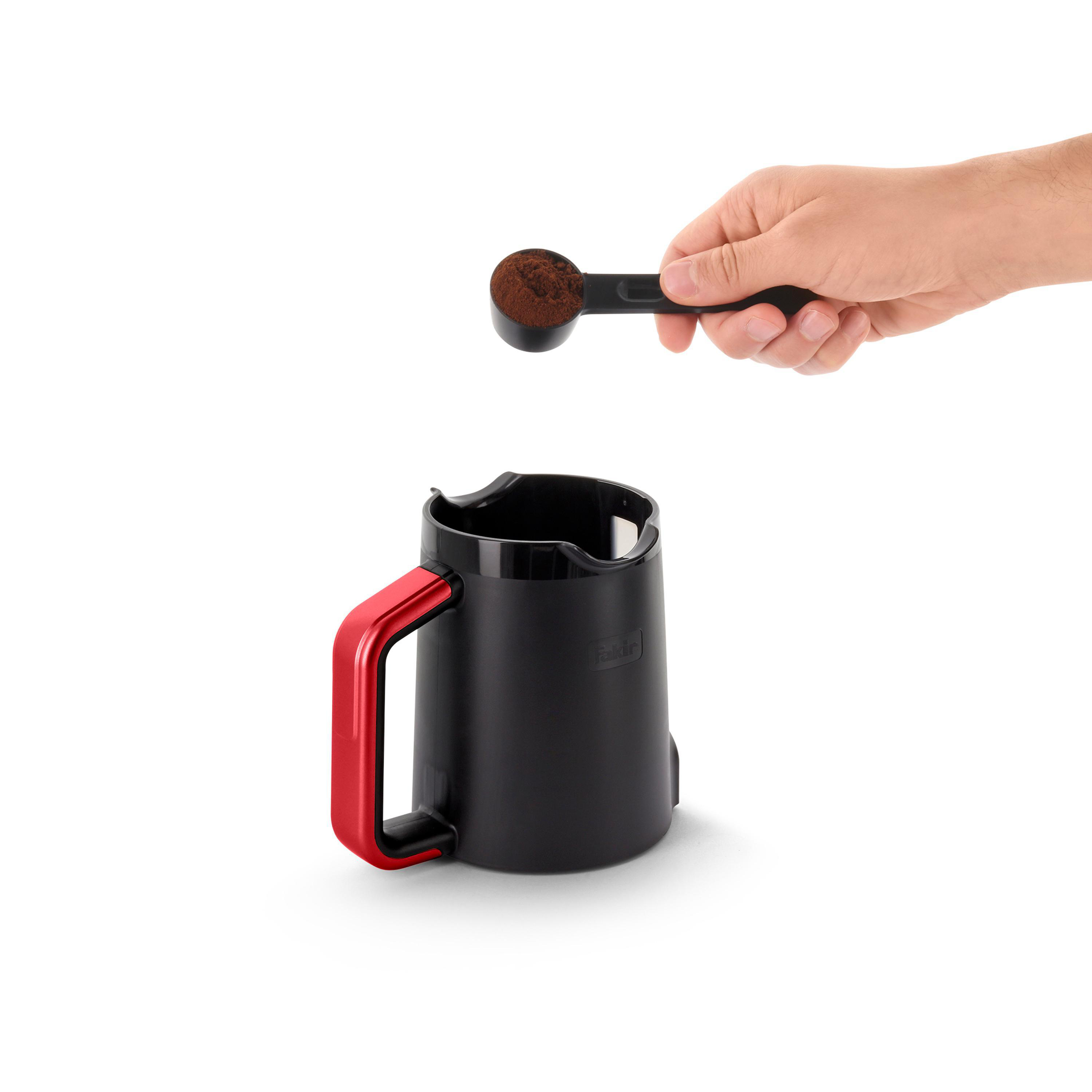 FAKIR 9257001 Kaave Mono Mokka-Maschine Rot