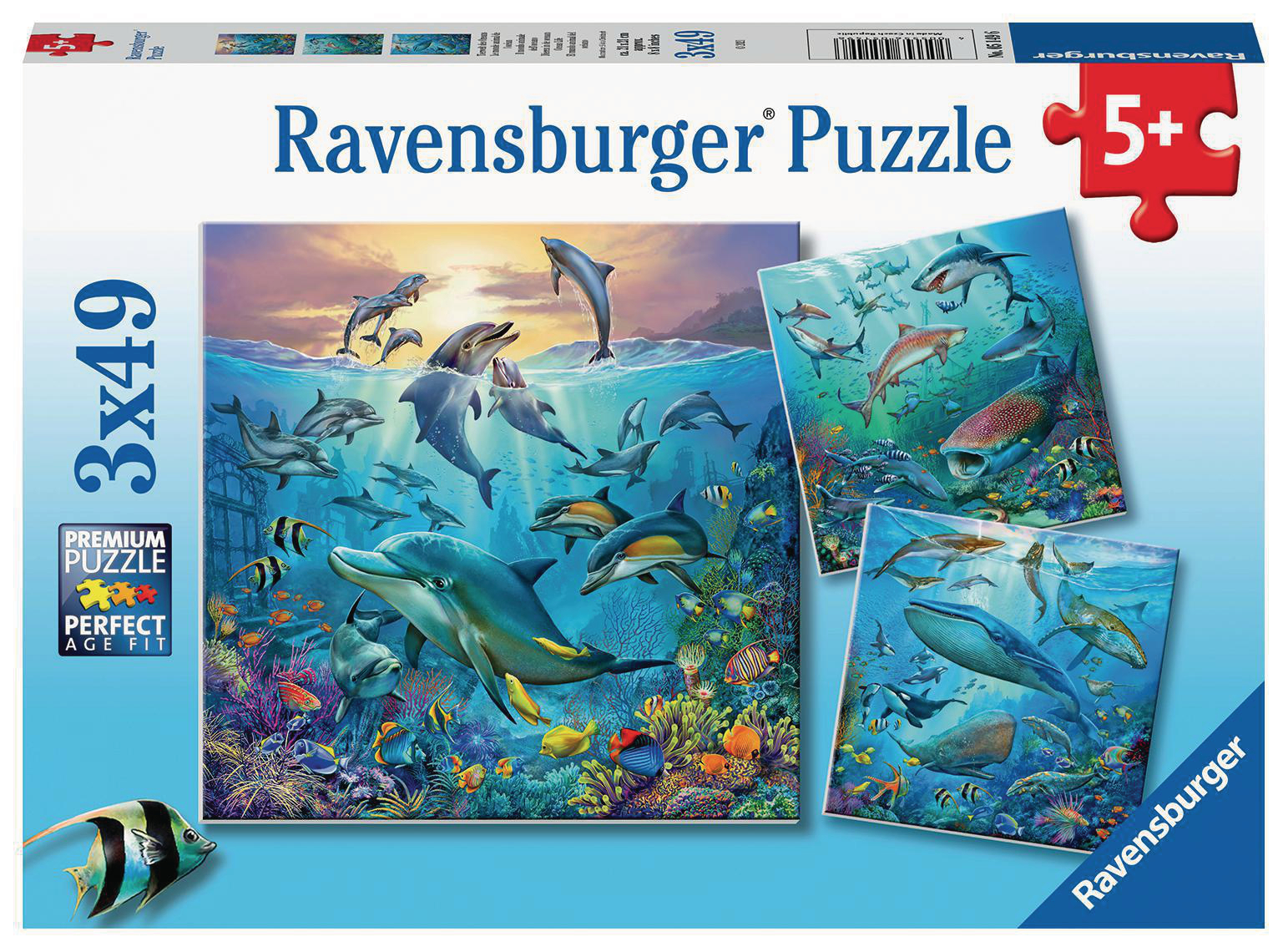 RAVENSBURGER Tierwelt des Ozeans Puzzle Mehrfarbig