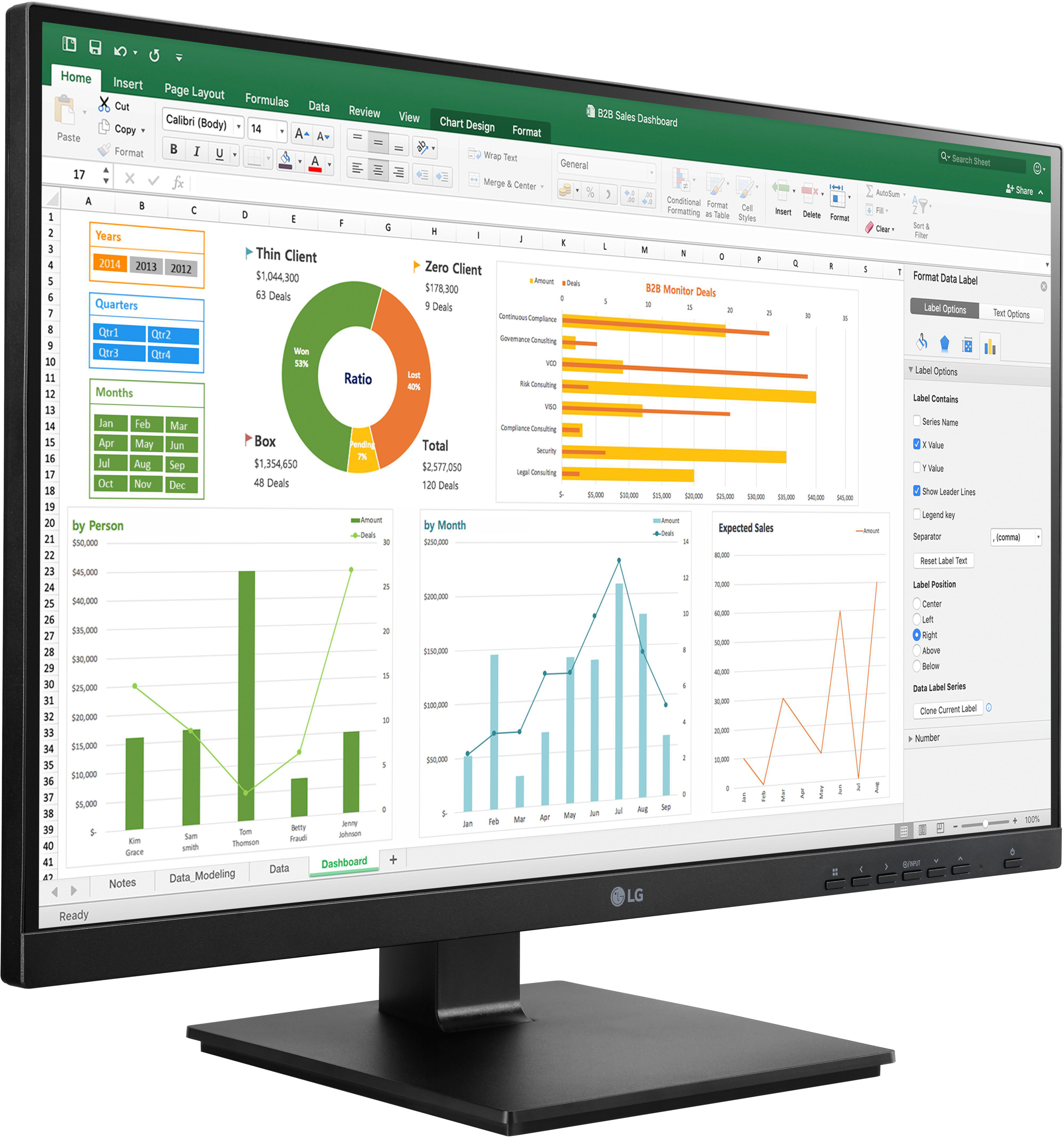 LG - B2B 27BN650Y-B IPS 27 Zoll  Full-HD  Business Monitor  5 ms Reaktionszeit  