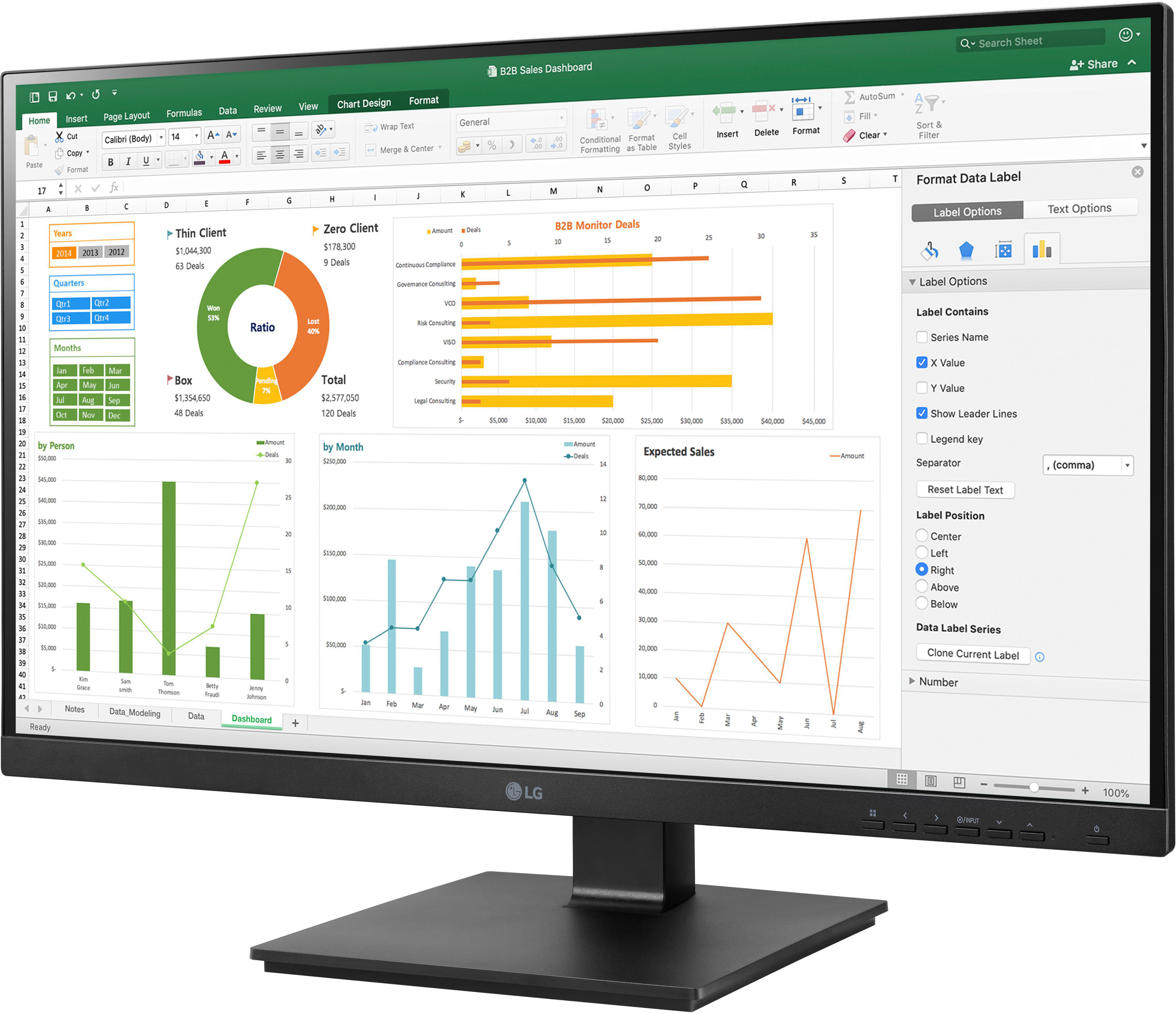 LG - B2B 27BN650Y-B IPS 27 Zoll  Full-HD  Business Monitor  5 ms Reaktionszeit  