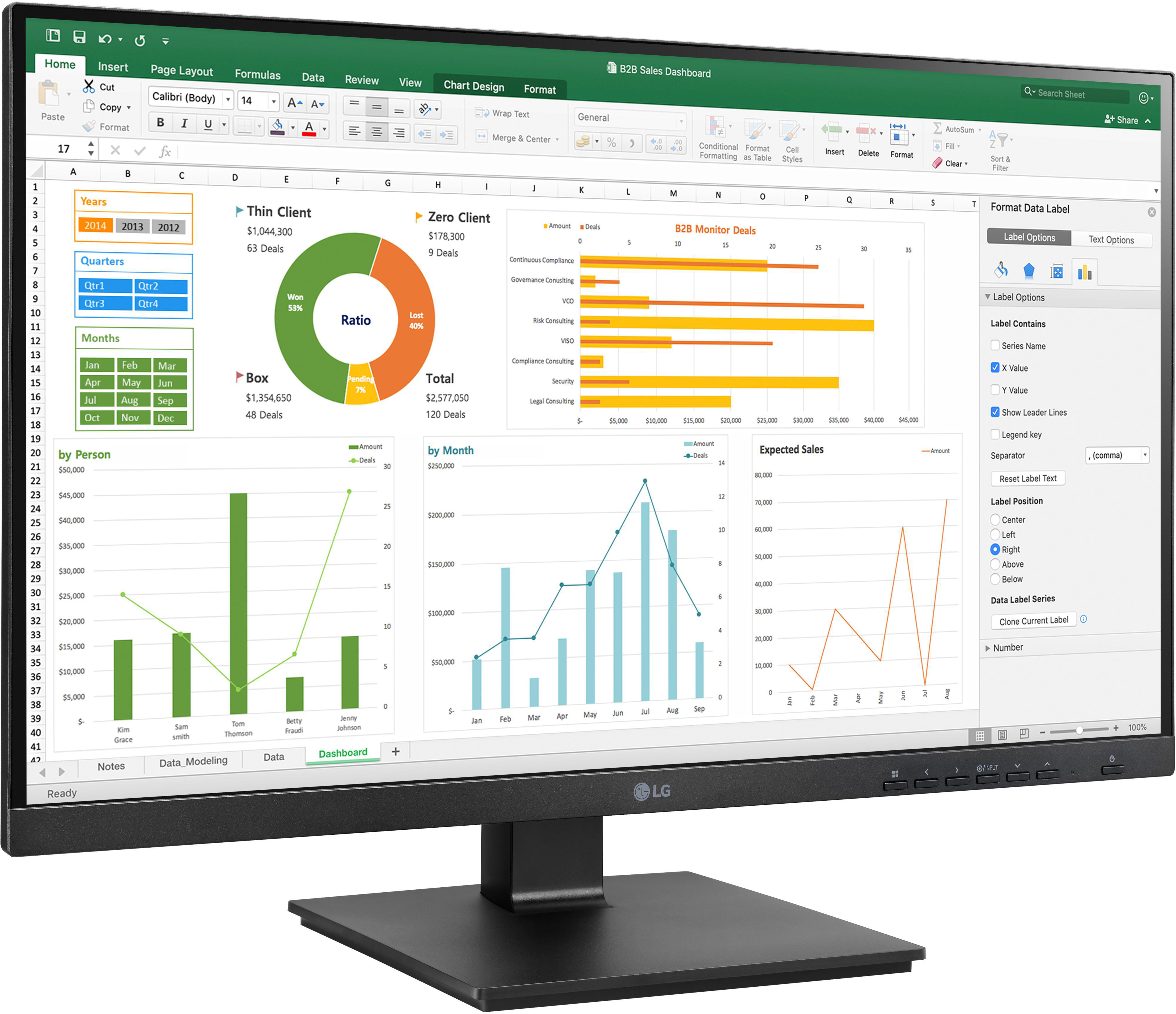 LG - B2B 27BN650Y-B IPS 27 Zoll  Full-HD  Business Monitor  5 ms Reaktionszeit  