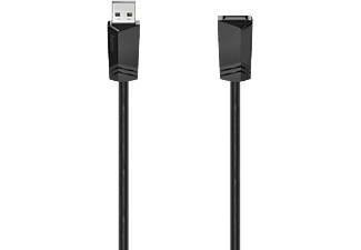 Cable USB - Hama 00200620, De USB-A a USB-A, 480 MBit/s, 3 m, Negro