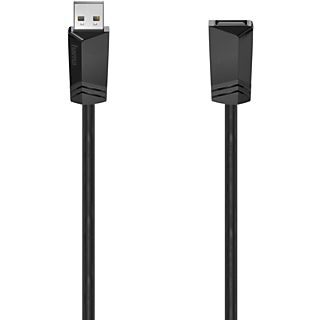 Cable USB - Hama 00200620, USB 2.0, 480 MBit/s, 3 m, Negro