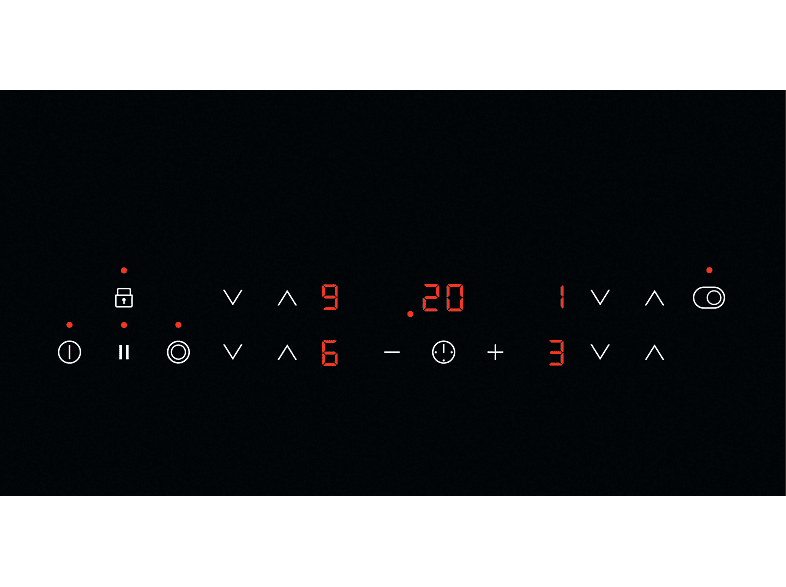 AEG HK634060XB Glaskeramikkochfeld (576 mm breit, 6 Kochzonen)