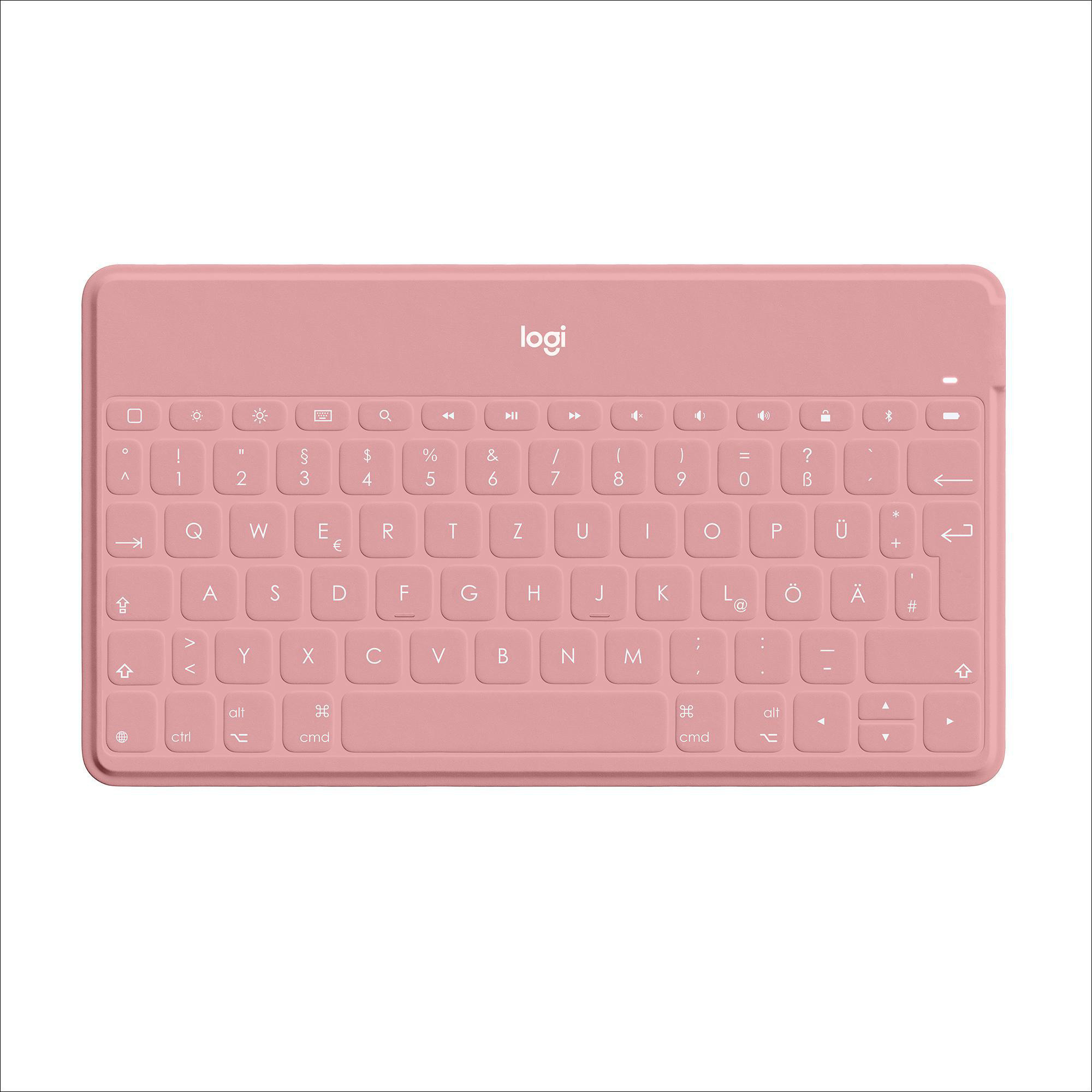Tastatur, Keys-To-Go, Tablet Pink kabellos, LOGITECH