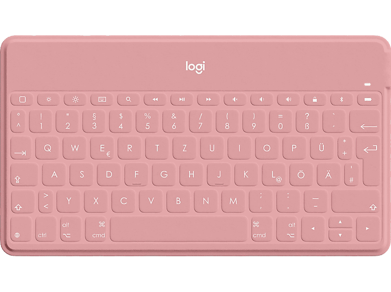 LOGITECH Pink Tablet Keys-To-Go, Tastatur, kabellos,