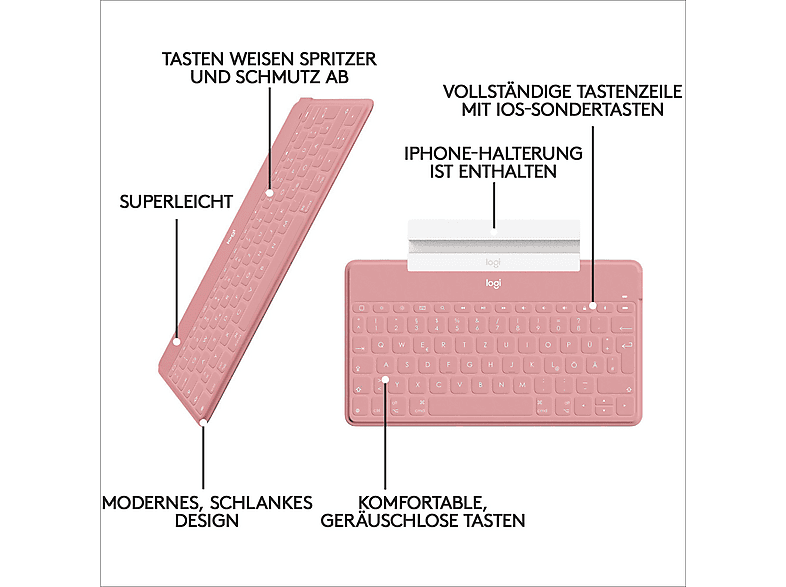 FASJ Draadloze Toetsenbordmuis, Draagbare Toetsenbordmuisset Hoge Snelheidstransmissie Gulden Snede Van De Hoek Voor Computer666 Roze Gemengd Kleuren Draadloos Pak