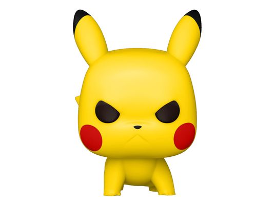 FUNKO POP! Games : Pokémon - Pikachu (attack stance) - Figure collective (Jaune/Rouge/Noir)