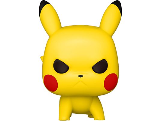 FUNKO POP! Games : Pokémon - Pikachu (attack stance) - Figure collective (Jaune/Rouge/Noir)