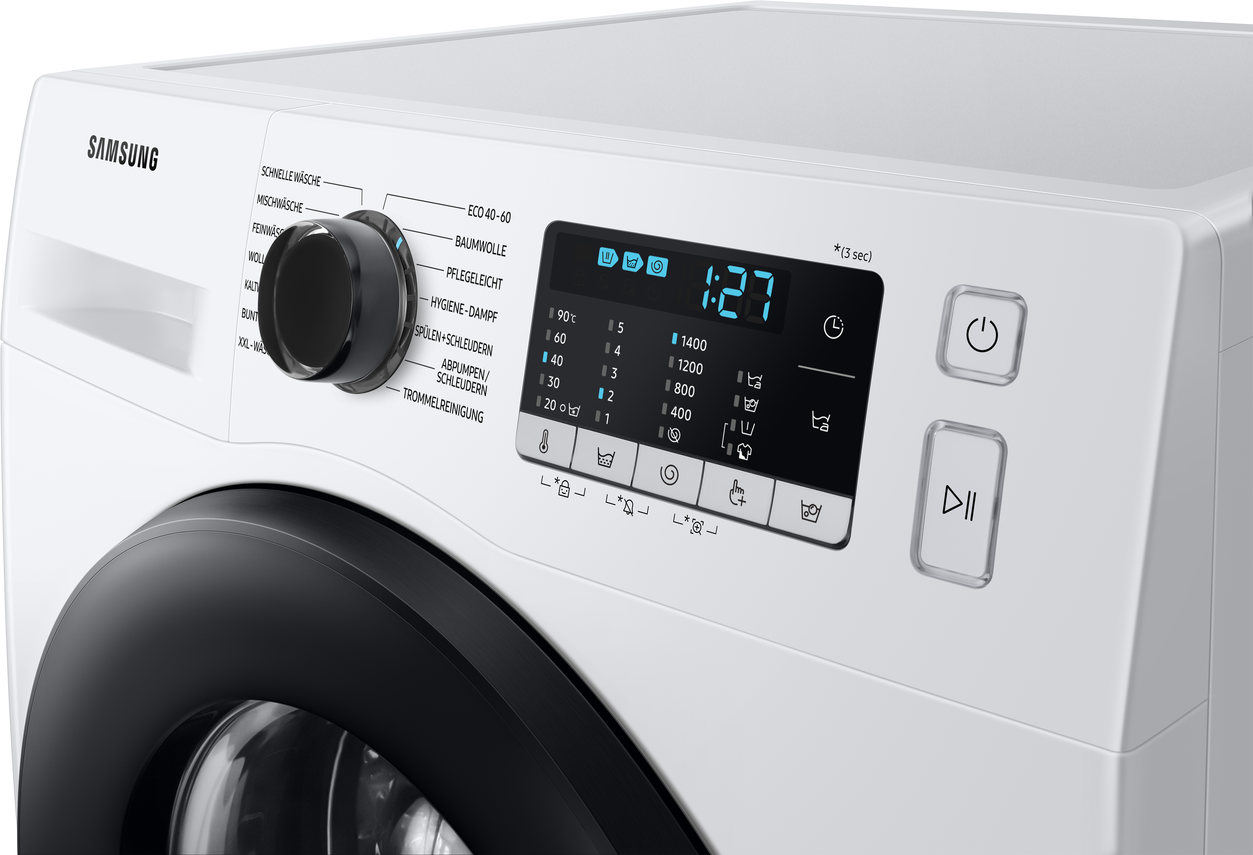 SAMSUNG WW81TA049AE/EG Waschmaschine (8 kg, 1400 U/Min., B)