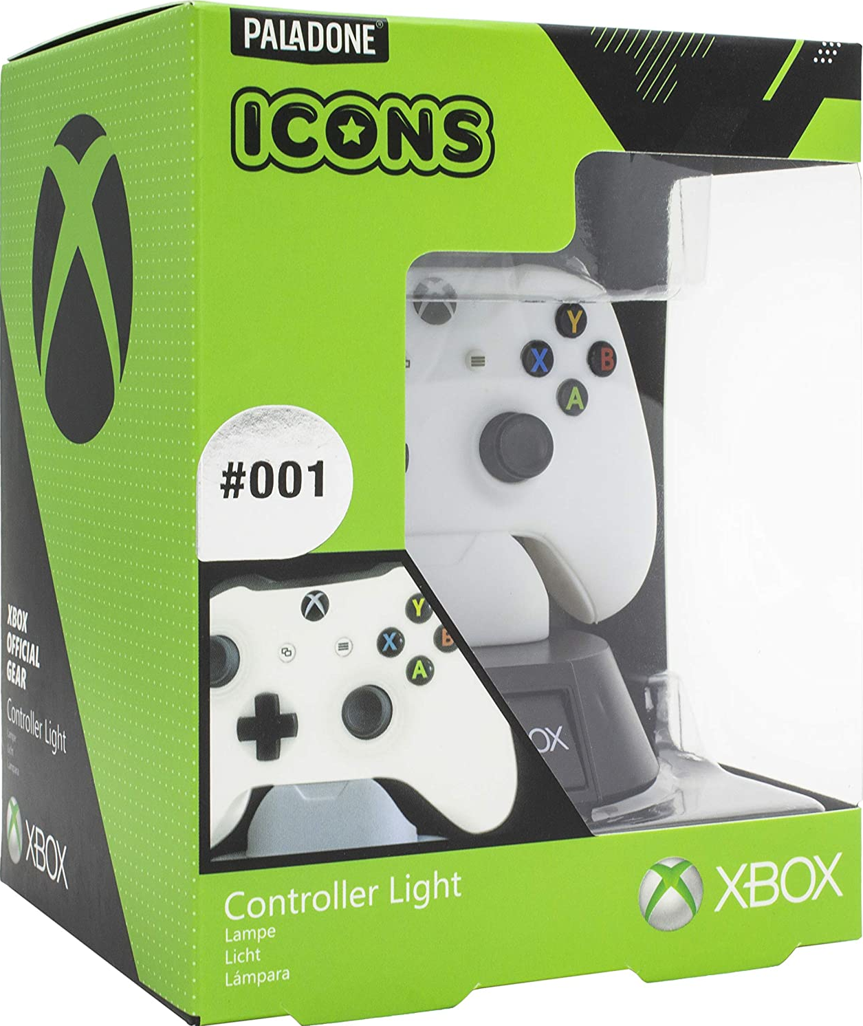 PALADONE Icons: Xbox Controller Light - Lampe à LED (Blanc/Noir)