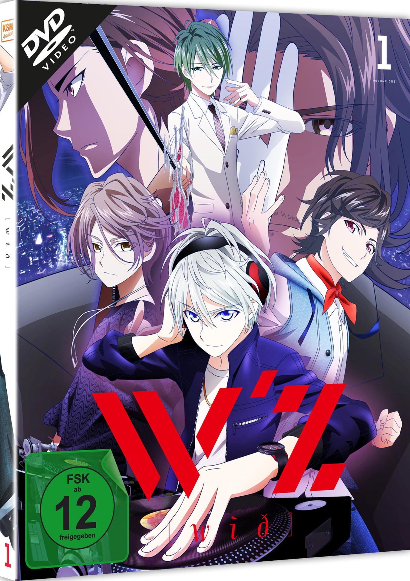 DVD-Box der Anime-Serie 'W/Z wid'. Das Cover zeigt mehrere Charaktere mit einem roten W/Z-Logo.
