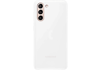 SAMSUNG Galaxy S21 smart LED cover hátlap, fehér (EF-KG991CWEG)