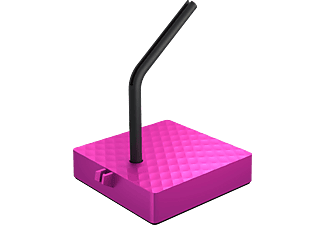 CHERRY B4 Mouse Bungee - Supporto per cavo del mouse, Rosa/Nero