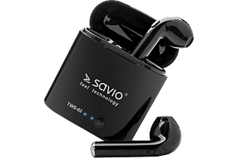 SAVIO TWS-02 True Wireless Bluetooth 5.0 fülhallgató , fekete