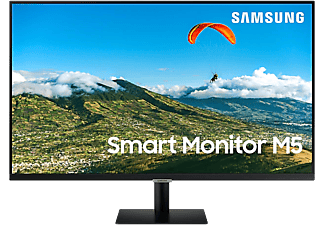 SAMSUNG Smart Monitor M5, 32 Zoll FHD, 60Hz, VA, HDR10, WLAN & Bluetooth, Schwarz (LS32AM500NUXEN)