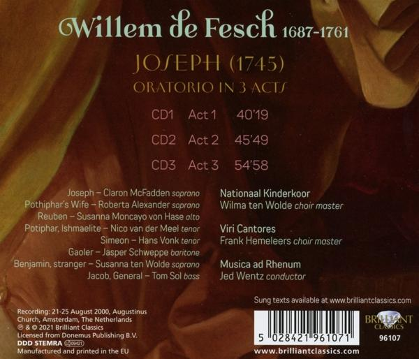 VARIOUS - De Fesch:Joseph  - (CD)